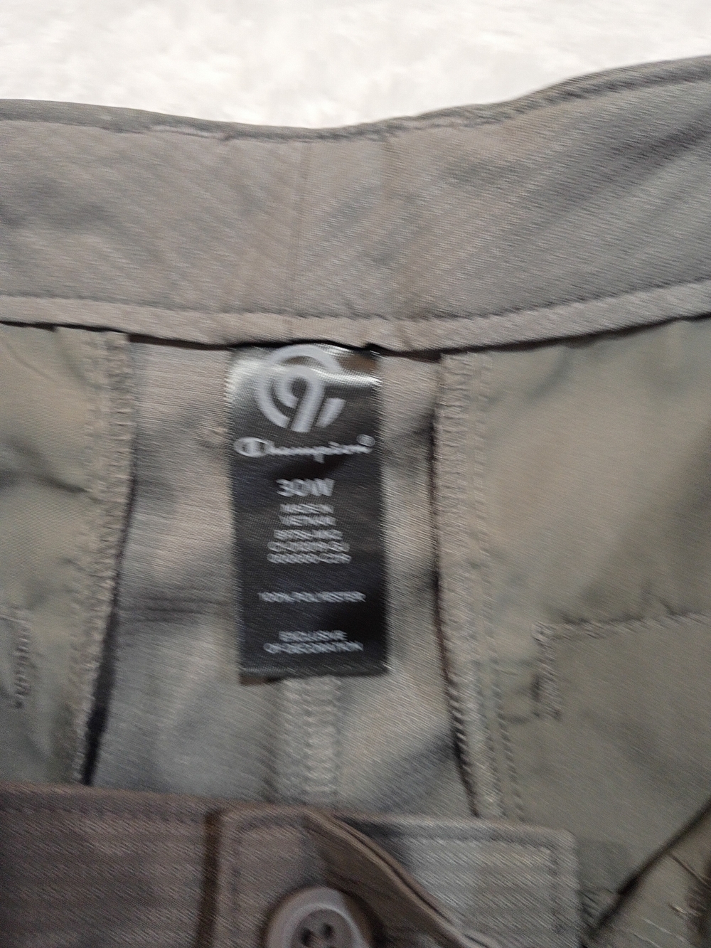 Champion Men's Olive Green Casual Pants